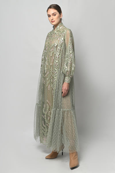 Lafaye Dress in Green