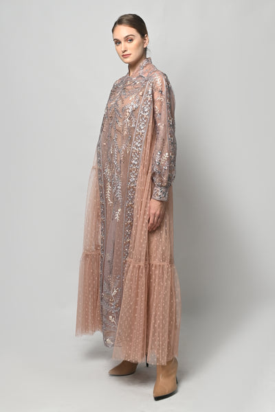 Lafaye Dress in Brown