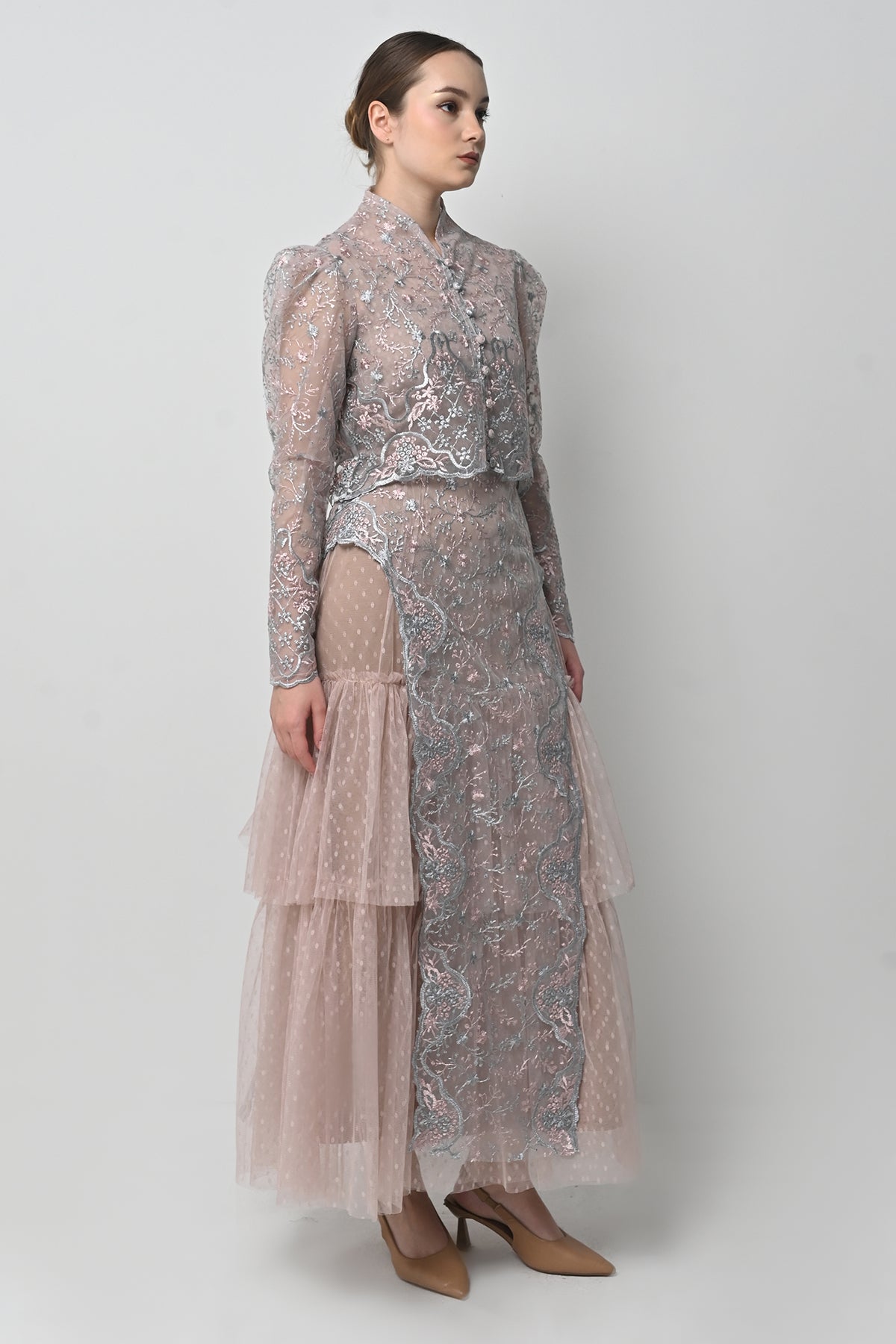 Kemala Dress in Grey