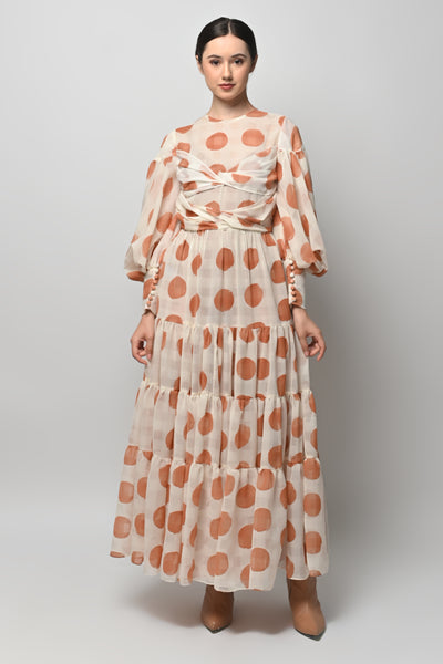 Odora Dress in Terracotta