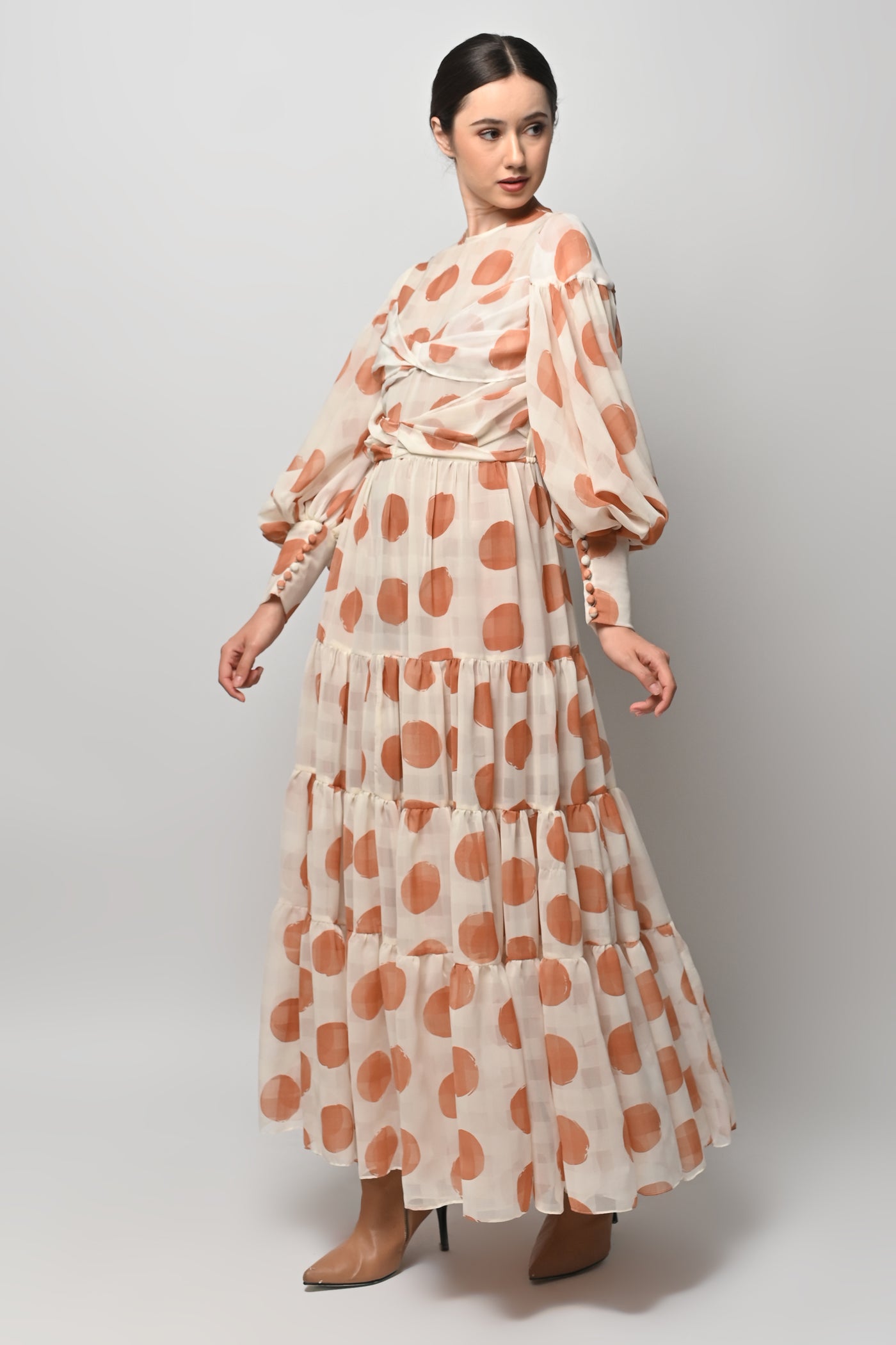 Odora Dress in Terracotta