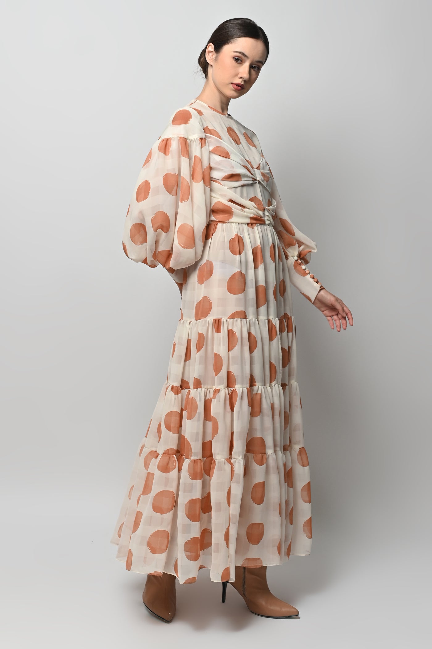 Odora Dress in Terracotta