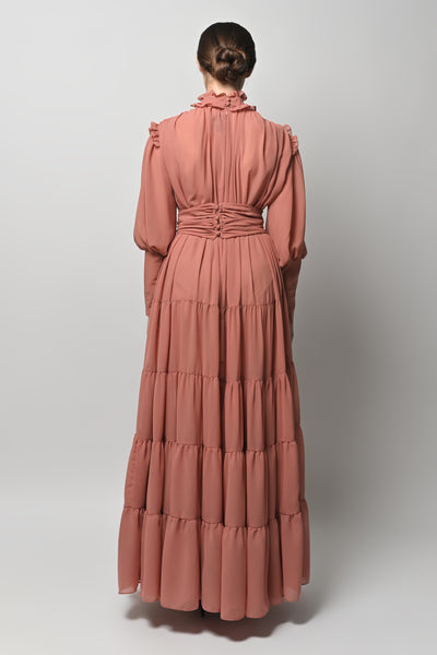 Ofra Dress in Terracotta