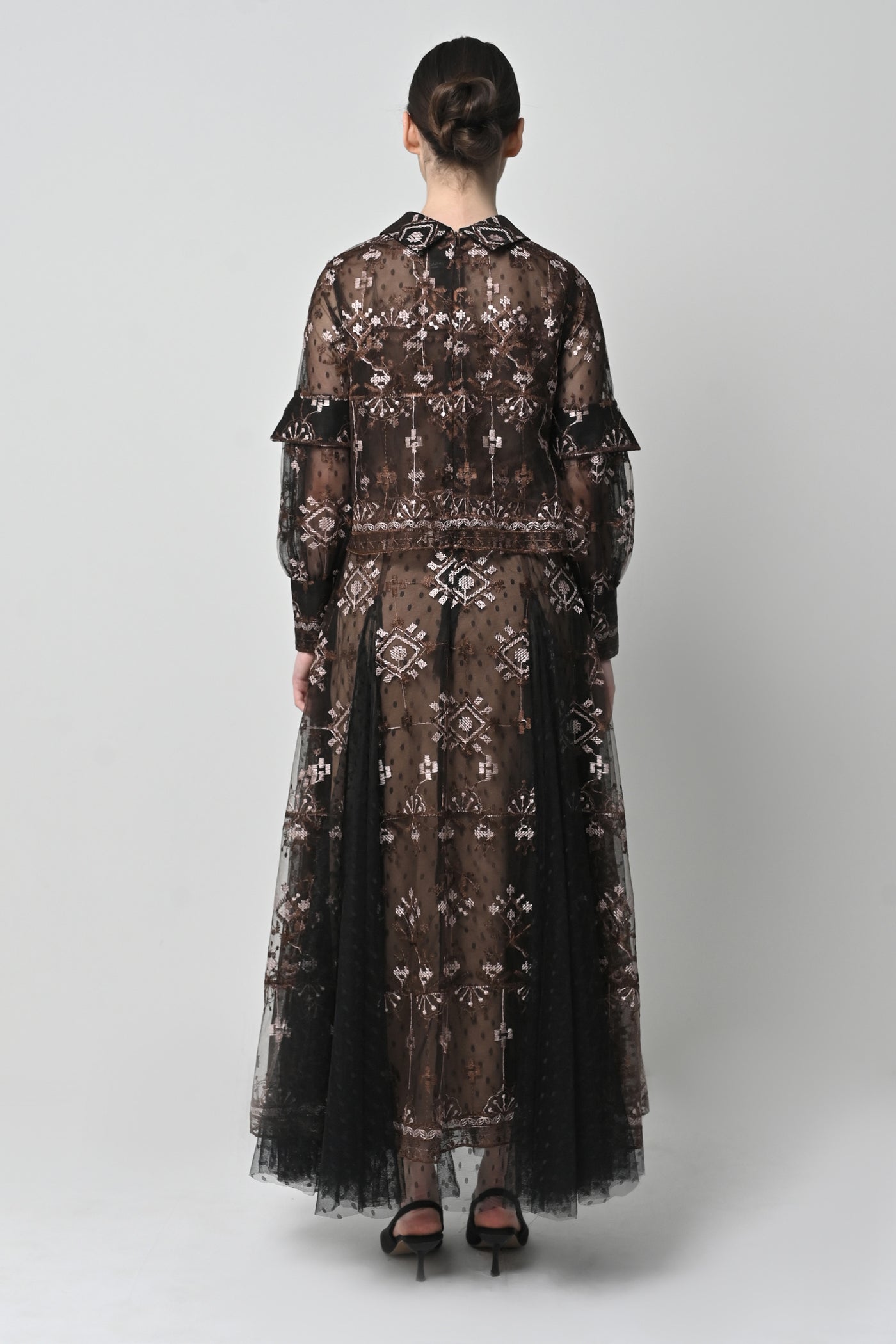 Ginna Dress in Mahogany