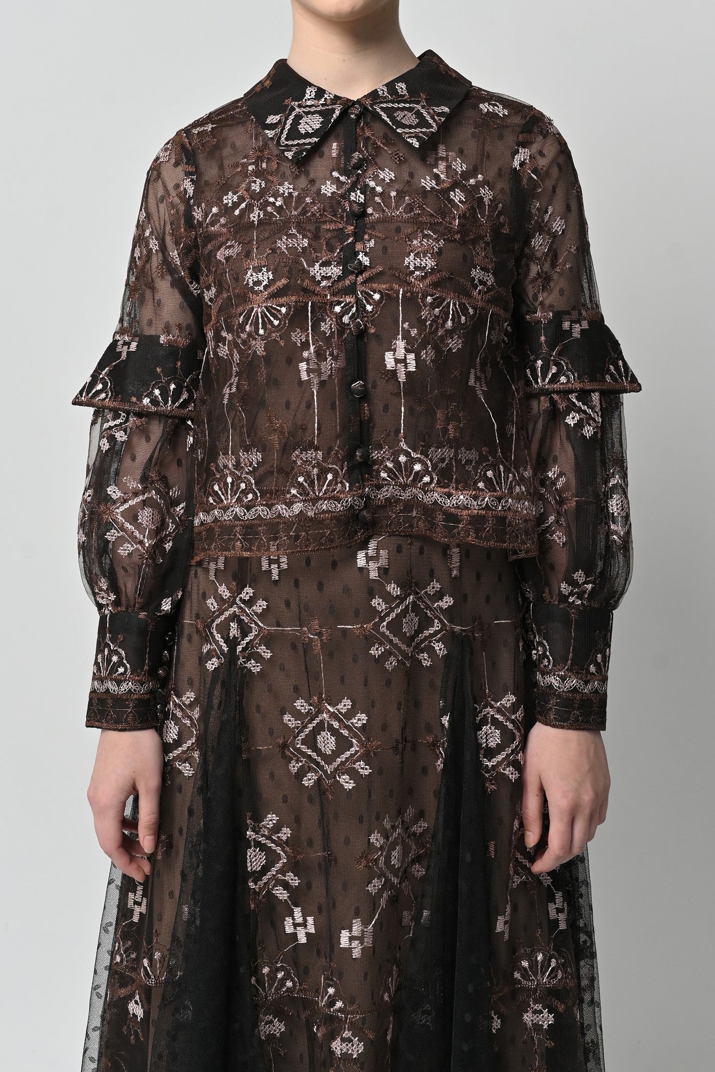 Ginna Dress in Mahogany