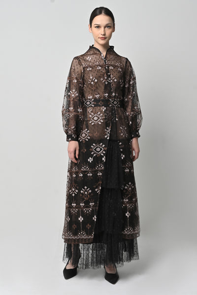 Runna Dress in Mahogany