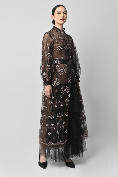 Runna Dress in Mahogany