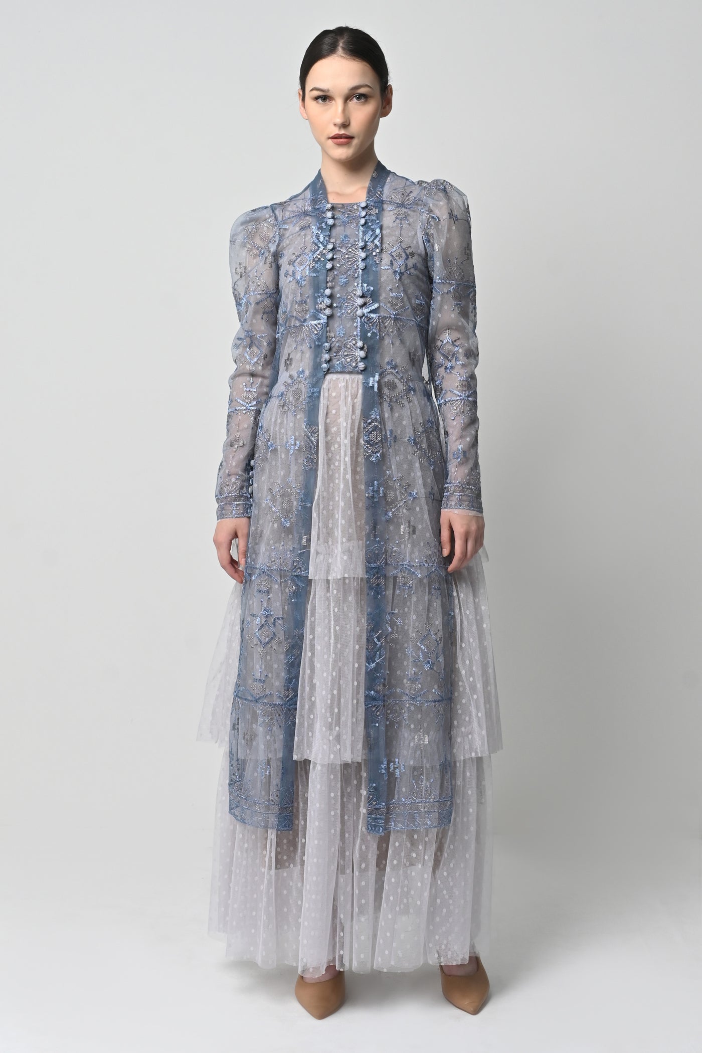 Asya Dress in Light Blue