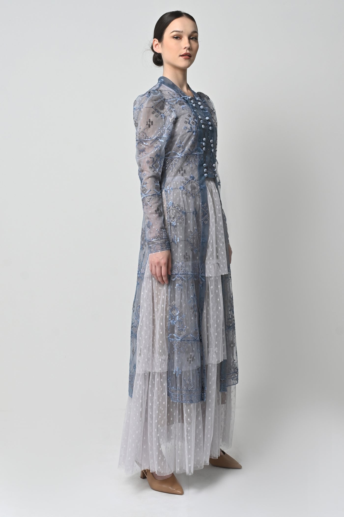 Asya Dress in Light Blue
