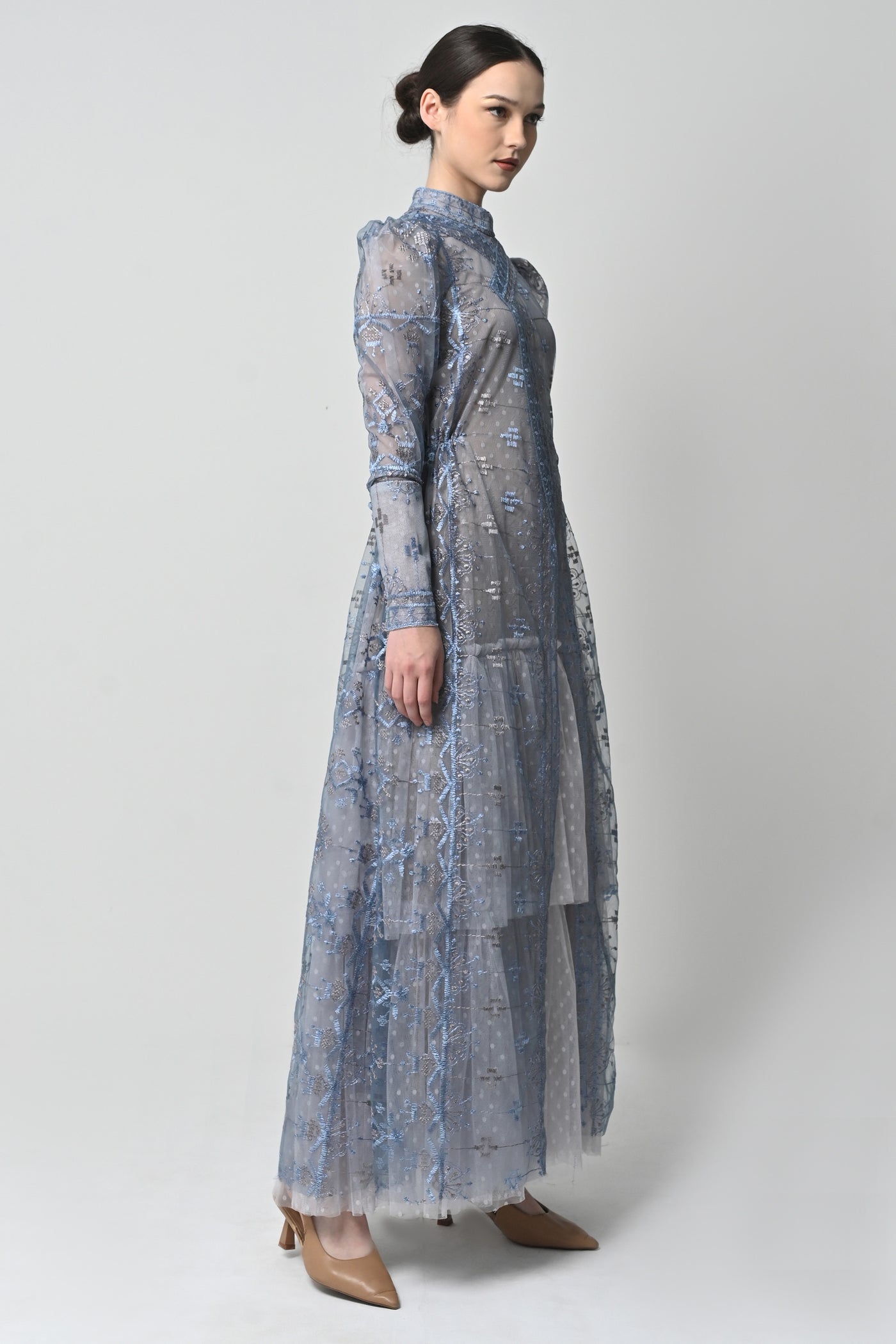 Jenna Dress in Light Blue