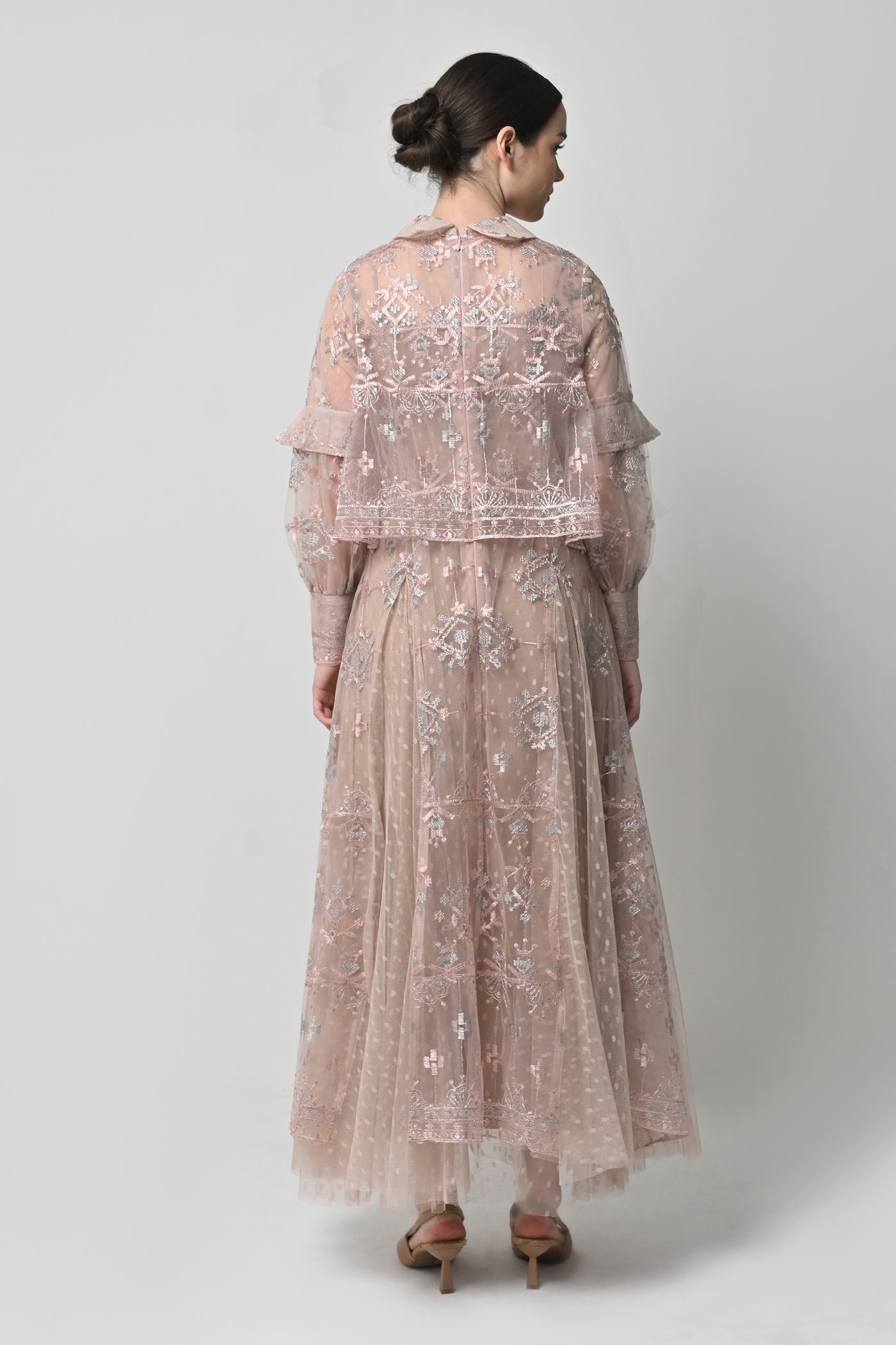 Ginna Dress in Dusty Pink