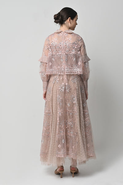 Ginna Dress in Dusty Pink