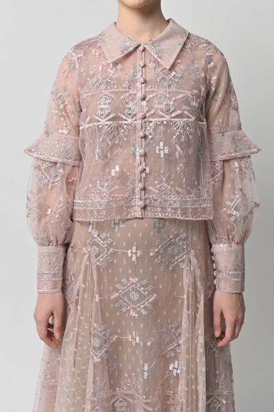 Ginna Dress in Dusty Pink