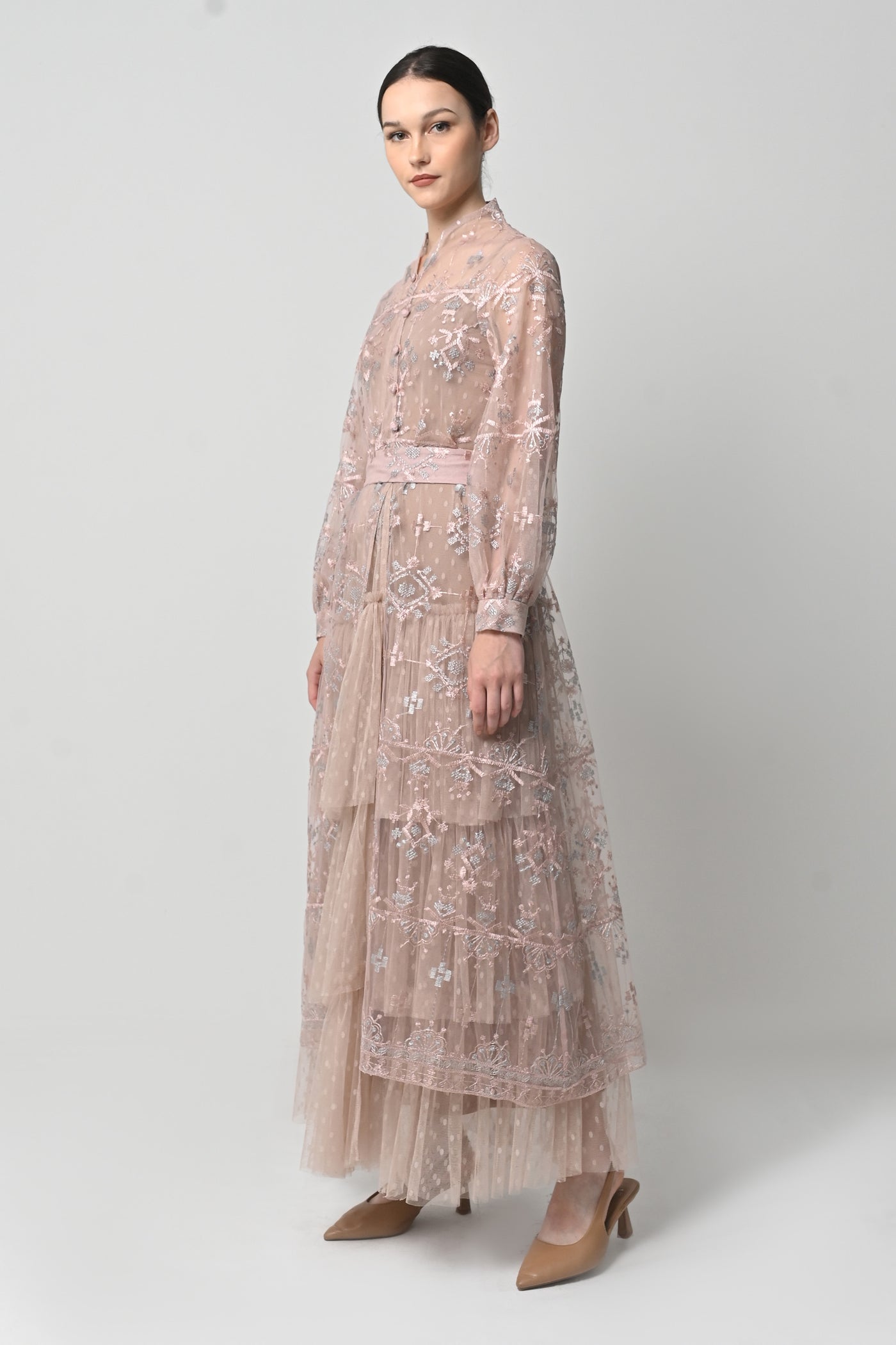 Runna Dress in Dusty Pink