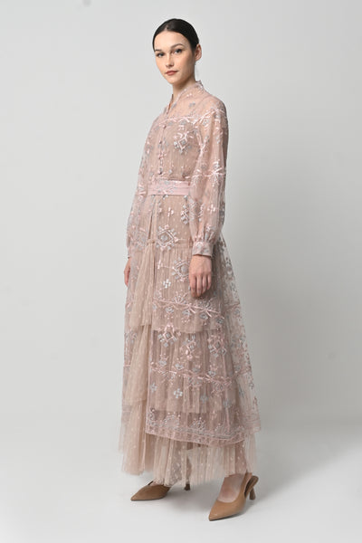 Runna Dress in Dusty Pink