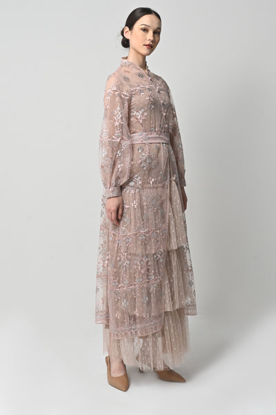 Runna Dress in Dusty Pink
