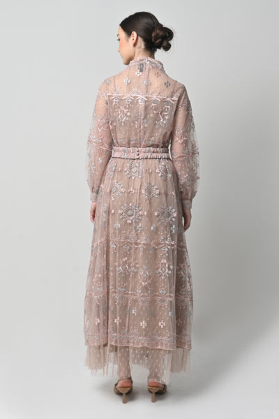Runna Dress in Dusty Pink