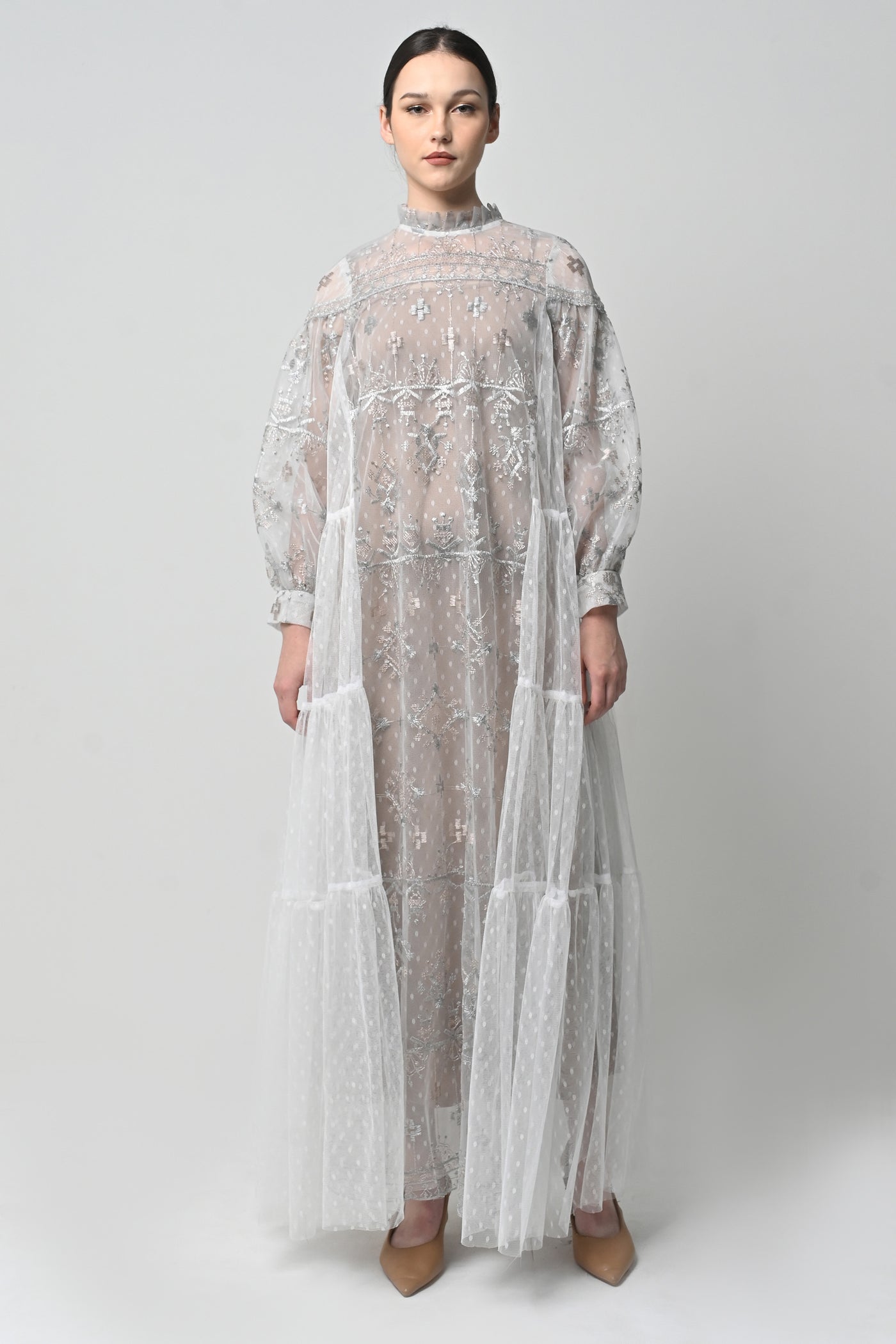 Risya Dress in Off White