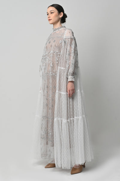 Risya Dress in Off White