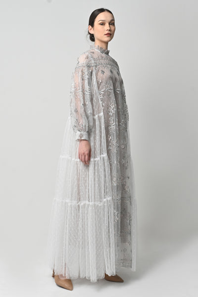 Risya Dress in Off White