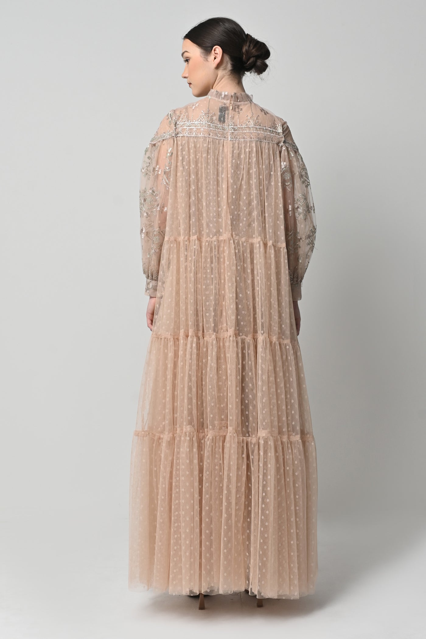 Risya Dress in Beige