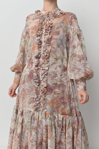 Juliet Dress in Dusty Purple