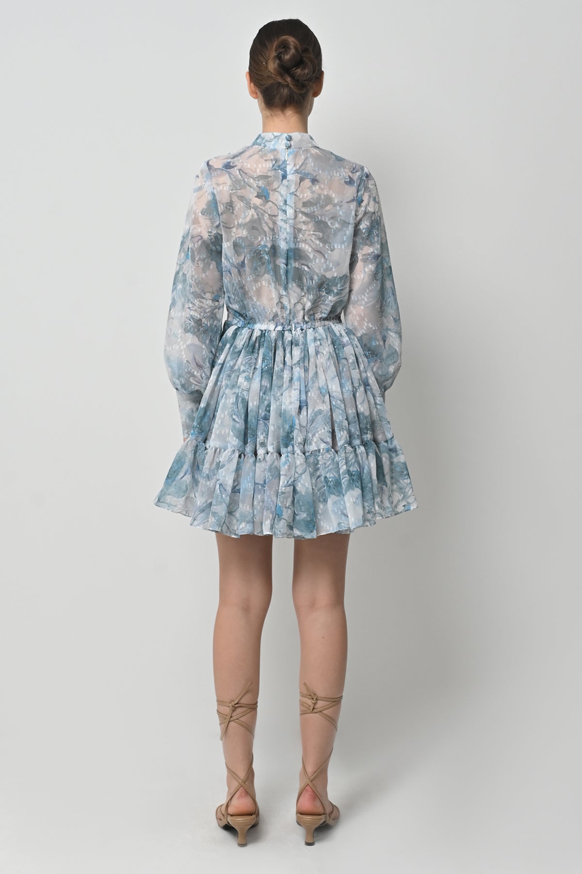 Jewa Dress in Dusty Blue