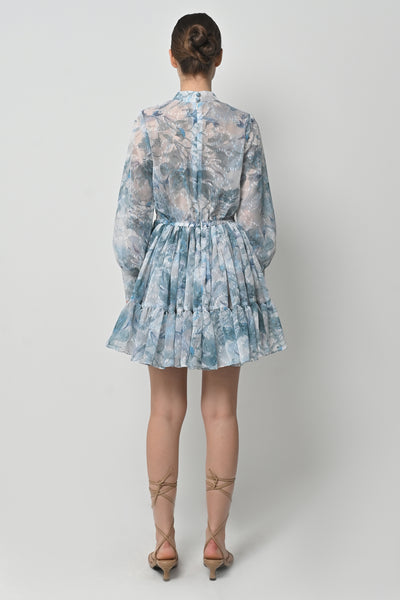 Jewa Dress in Dusty Blue