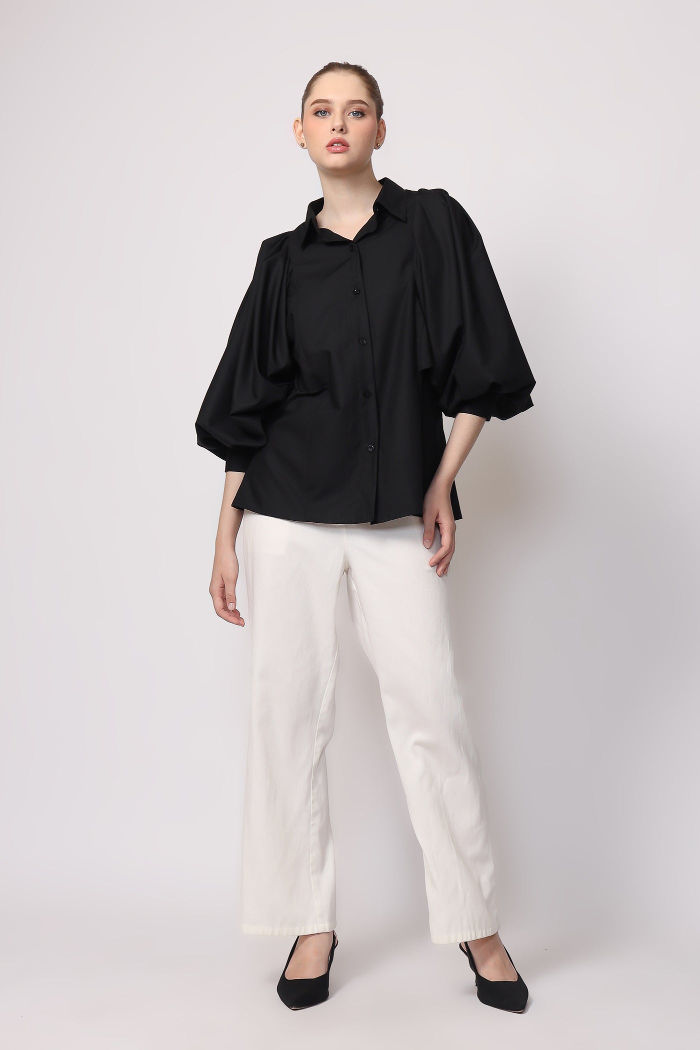 Queen Shirt In Black