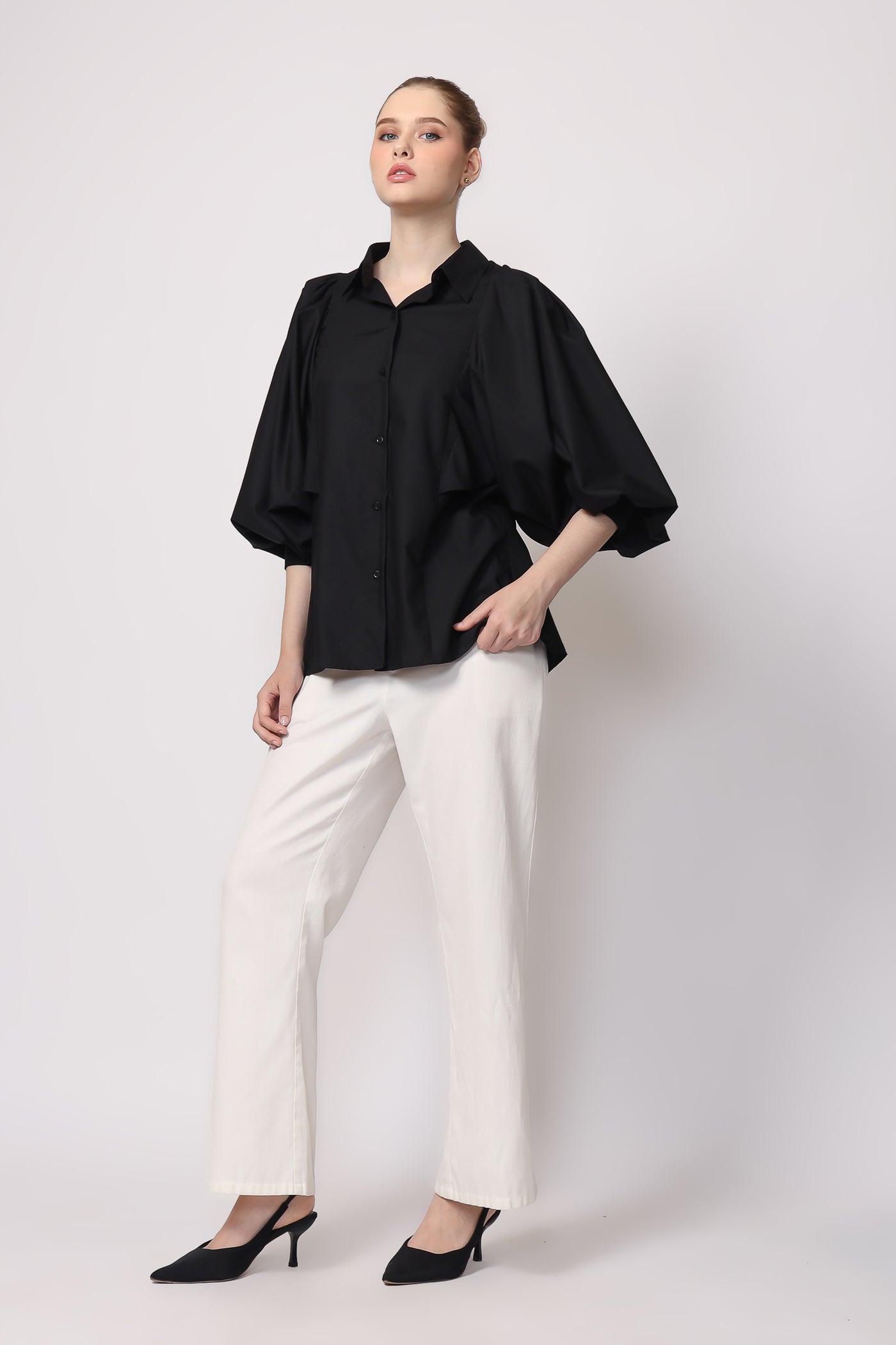 Queen Shirt In Black