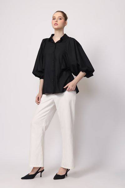 Queen Shirt In Black