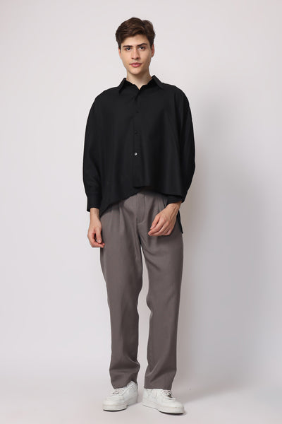 Volk Oversize Shirt in Black