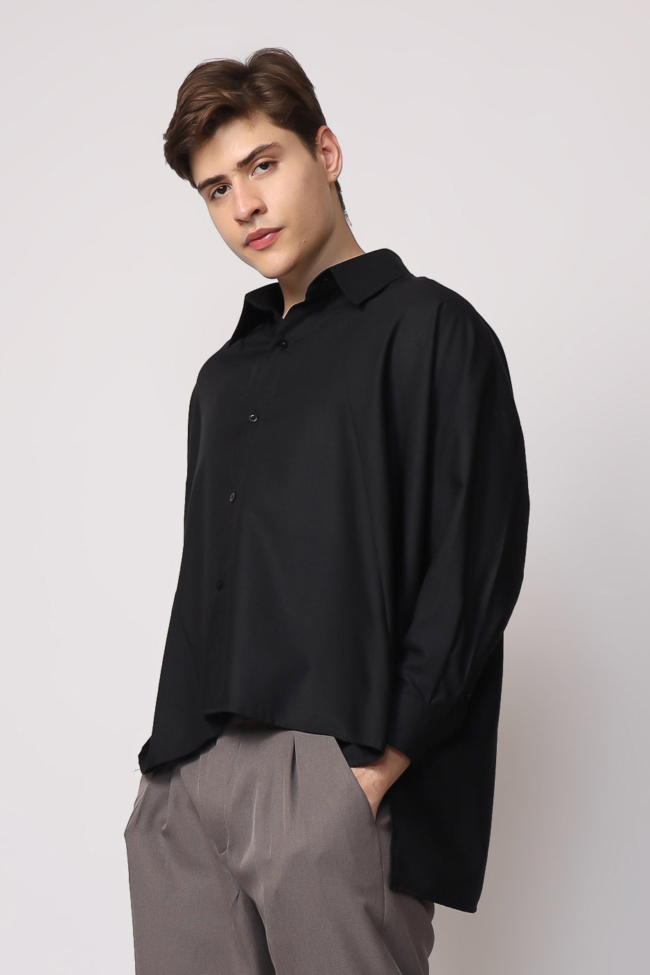 Volk Oversize Shirt in Black