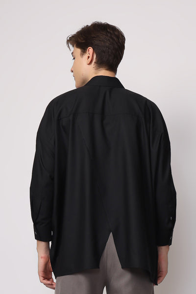 Volk Oversize Shirt in Black