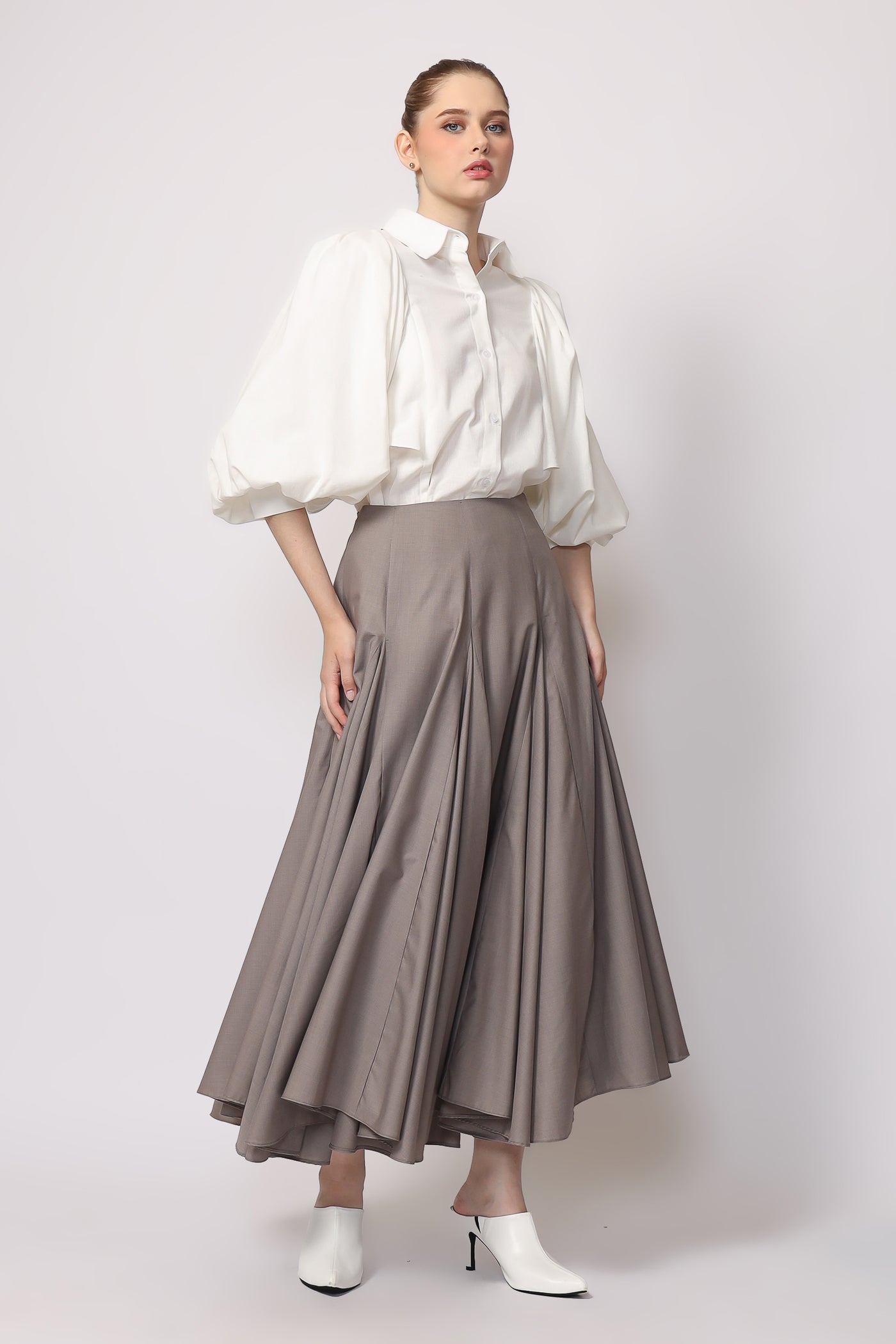 Nava Skirt in Grey