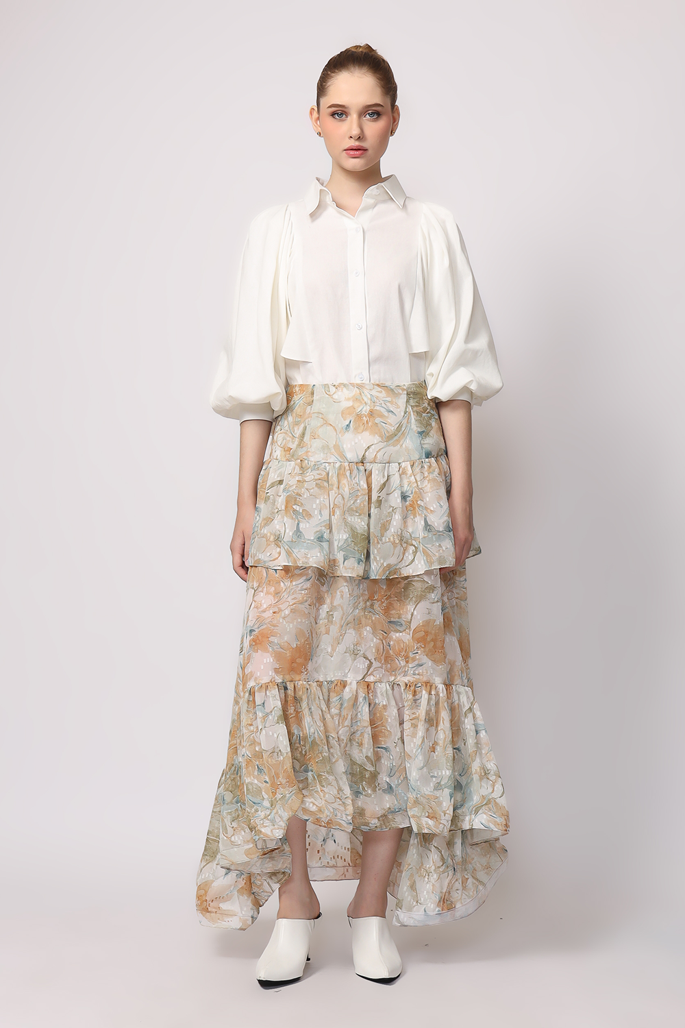Jilla Skirt in Lemon Zest