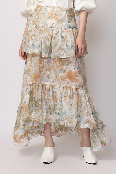 Jilla Skirt in Lemon Zest