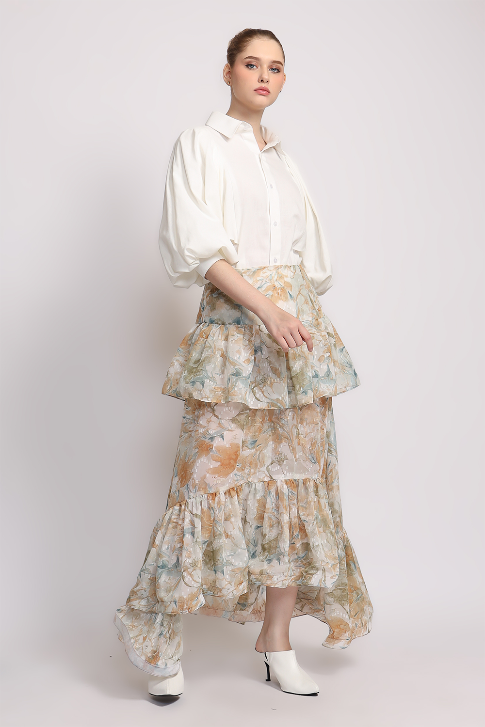 Jilla Skirt in Lemon Zest