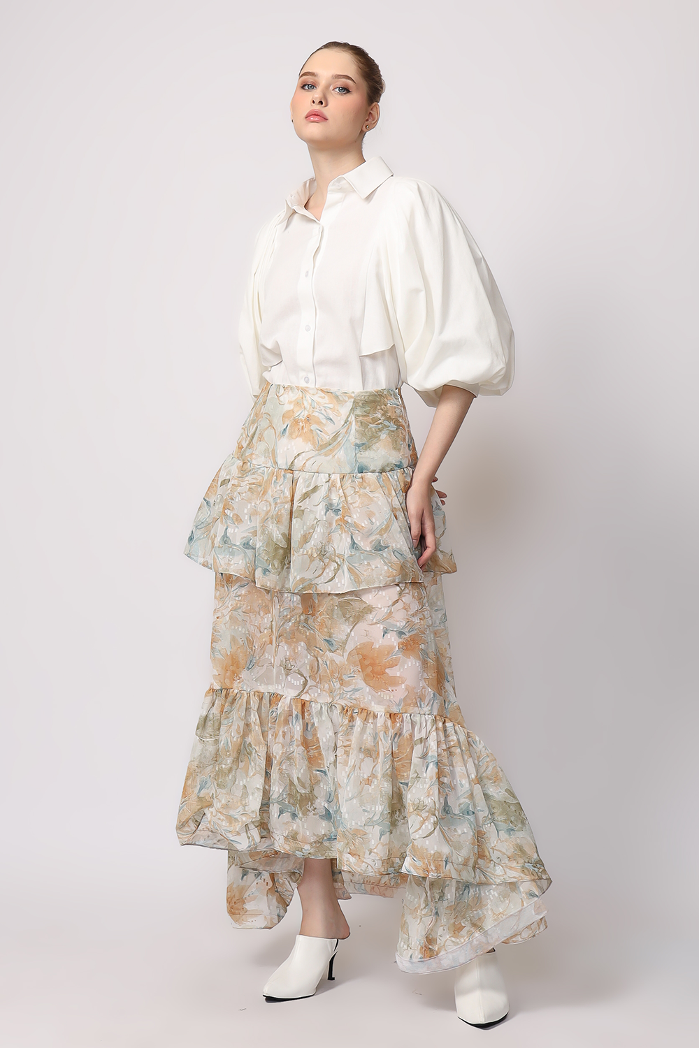 Jilla Skirt in Lemon Zest