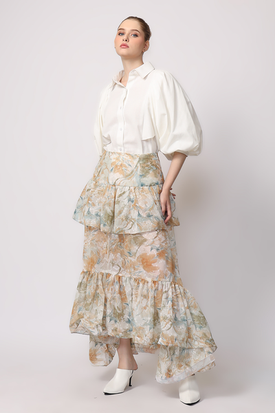 Jilla Skirt in Lemon Zest