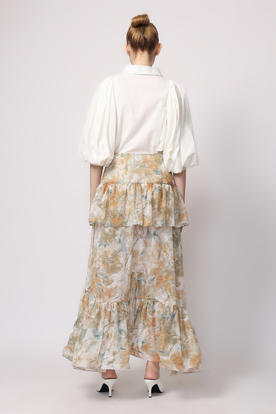Jilla Skirt in Lemon Zest