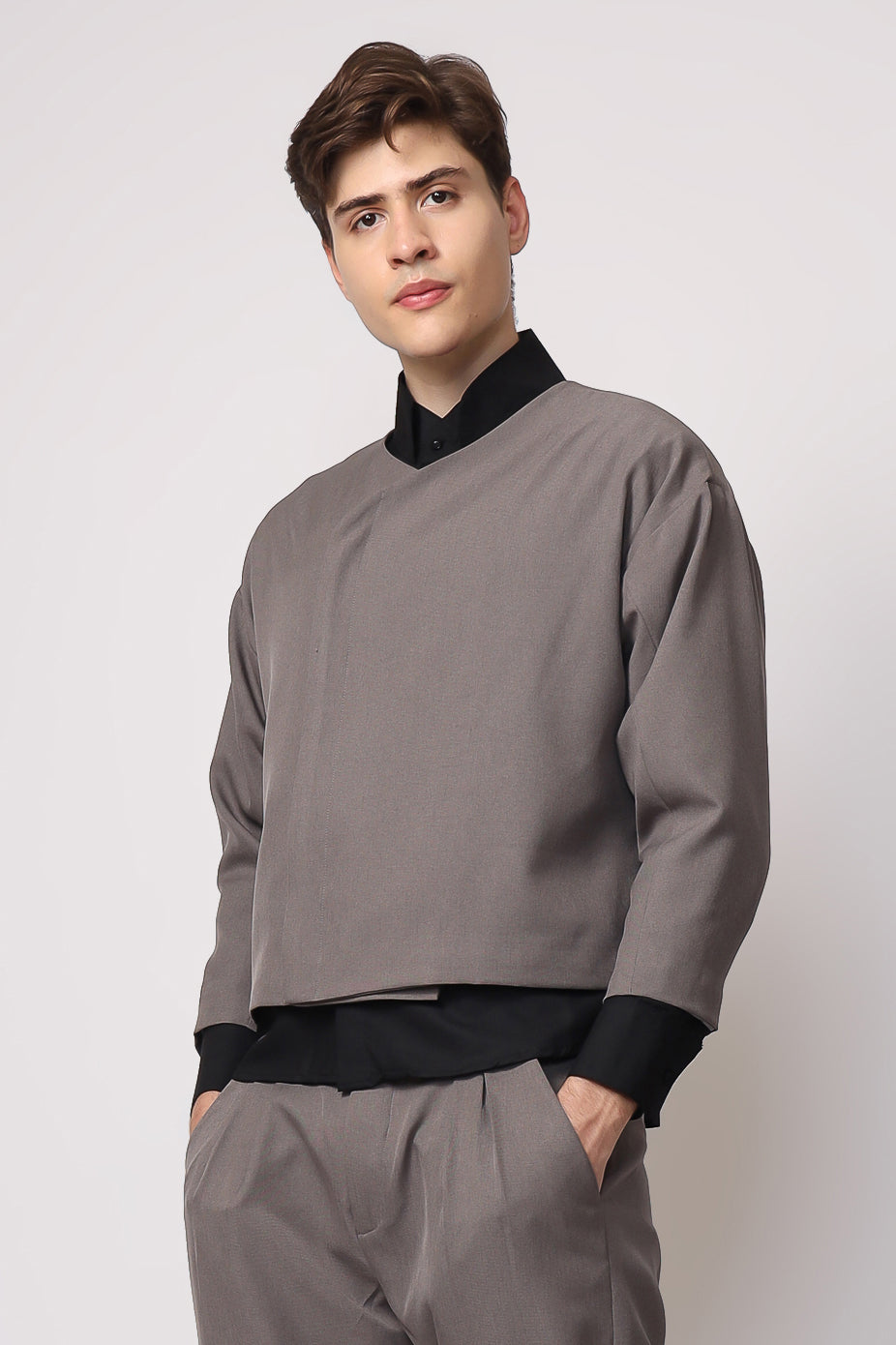 Hugo Outer in Grey