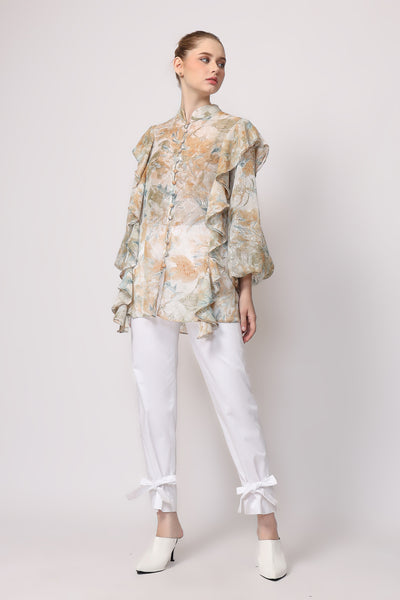 Jilla Shirt in Lemon Zest