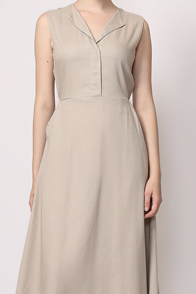 Lucia Dress in Sand
