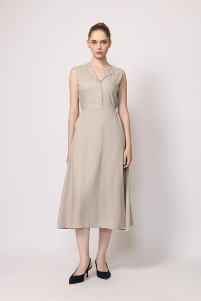 Lucia Dress in Sand
