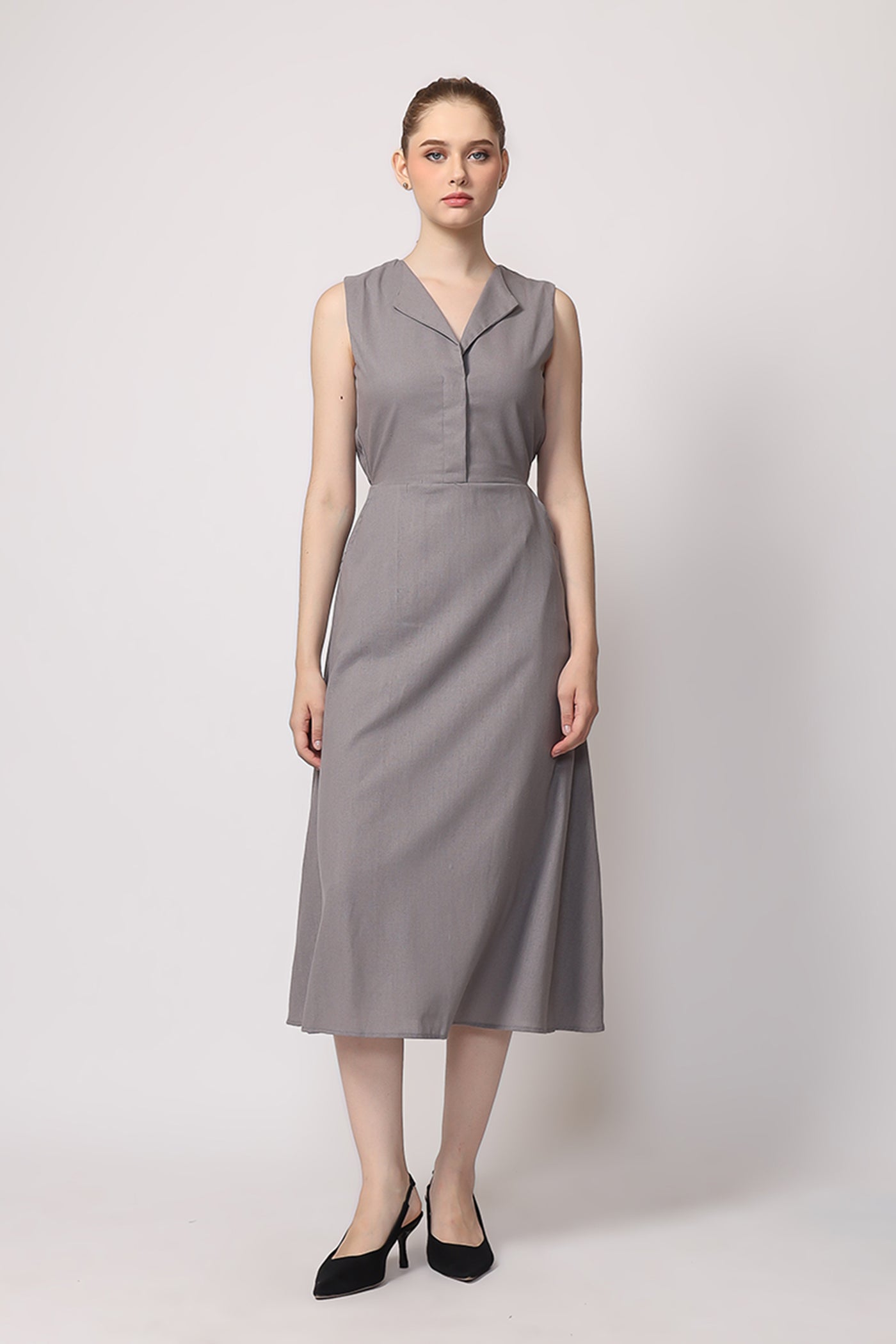 Lucia Dress in Gray