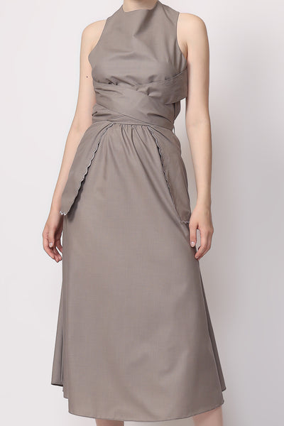Lava Dress in Grey