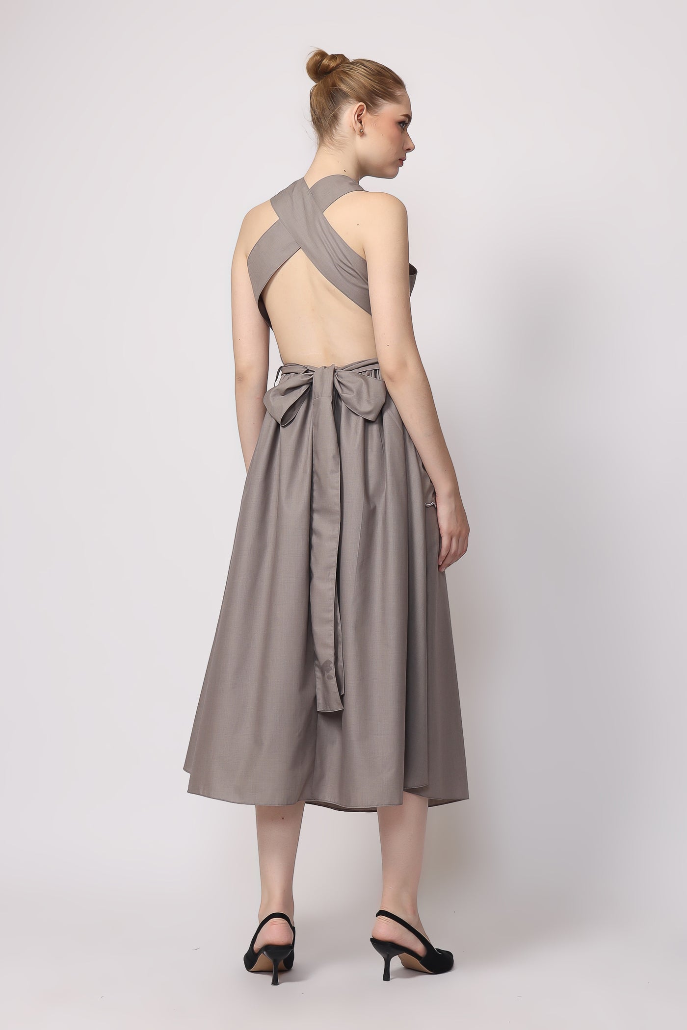 Lava Dress in Grey