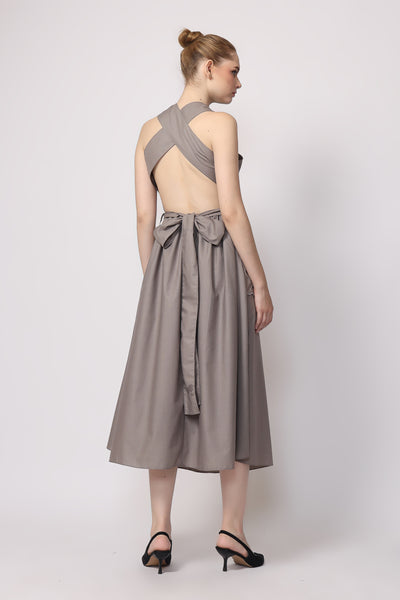 Lava Dress in Grey