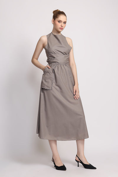 Lava Dress in Grey